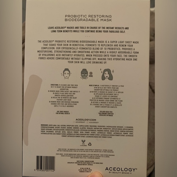 New Aceology Probiotic Restoring Mask - Picture 2 of 2